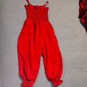 Red Kids Jumpsuit